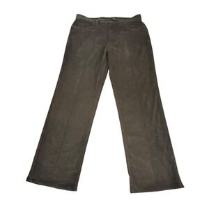 Hiltl Mens Corduroy Pants Brown Straight Leg Trousers Size 36‎ x 30